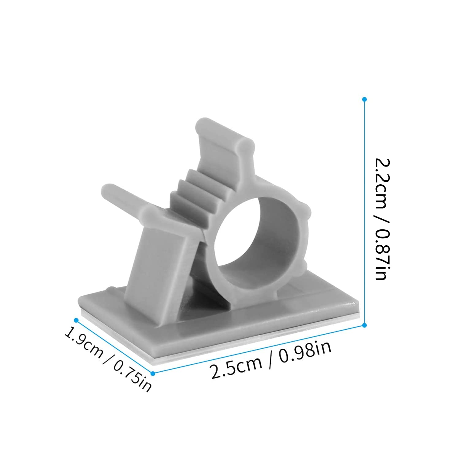 Amazon | ケーブルクリップ 4階段調節可能 コードクリップ ケーブル